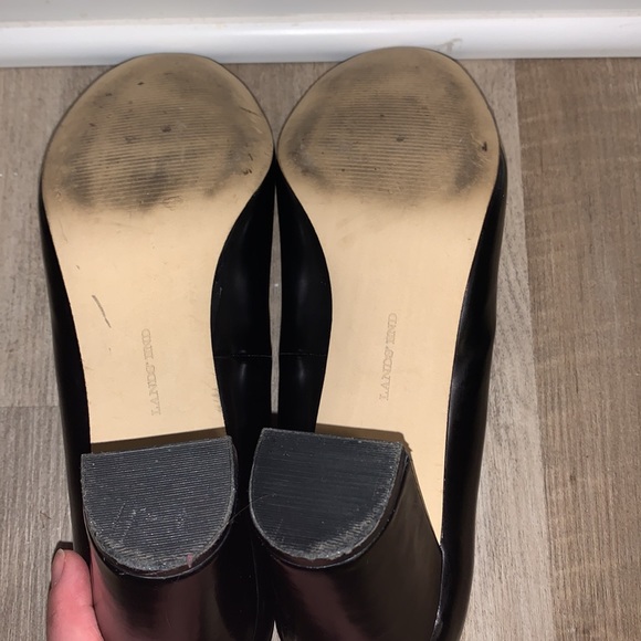 Lands End black pumps size 10 - Picture 5 of 6